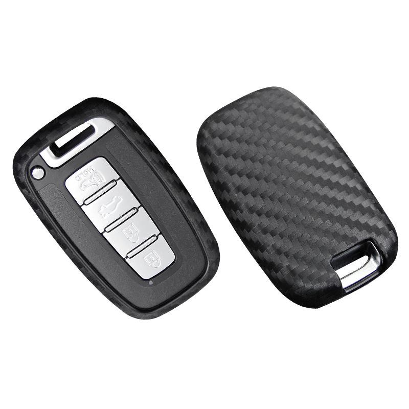 

Hyundai Elantra ix35, Mistra, Sonata 8, Kia Sportage, Forte Чехол для ключа автомобиля из углеродного волокна OPP Bag