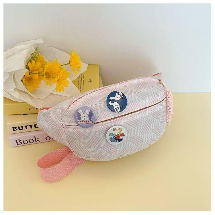 1Pc New Simple and Cute Casual Fanny Pack, Women's Fanny Pack, Fresh Niche Versatile Messenger Bag, Sports Versatile Fashion Breast Bag