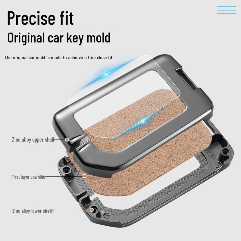 Lynk&Co 03/03+ Key Case for 01PHEV/05/06 High-End Versions - Protective Car Key Shell Modification