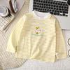 Vêtements pour enfants Garçons Filles T-shirt Vêtements pour enfants Dessus de dessin animé Manches longues Vêtements pour bébé Automne Hiver Coton Imprimé Sweat-shirt
