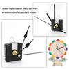 Battery Operated Clock Motor Replacement Set with Long Shaft for Wall Clocks Quiet Clock Movement Mechanism Repair Parts