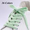 1Pair 36colors Flats Shoelaces Classic Shoe Laces Off Sneaker White  Sports Men Women Children Shoelace Casual Shoe Strings