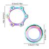 Bicycle Centerlock To 6-Hole Adapter Mountain Bike Hub Center Lock Conversion 6 Bolt Disc Brake Rotor Bike Accessoires