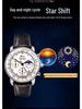 Moon Phase Waterproof Quartz Watch for Men - Multifunctional Student Gift Trend