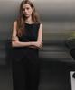 Kwinseulaebis Formal Stretch Wide-Leg Curved Slacks