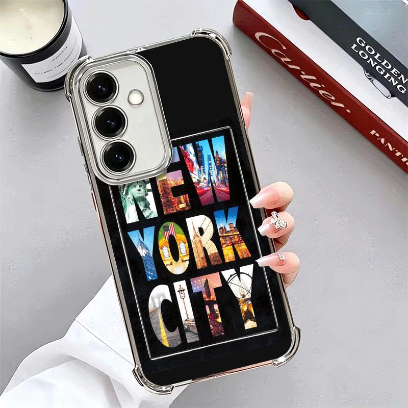 

NYC New York City Soft Phone Case For Samsung A17 A27 A07 A37 A57 A16 A56 A15 A55 A14 A54 A13 A53 A26 A36 A25 A35 A24 A34 A23 A3 Samsung A37