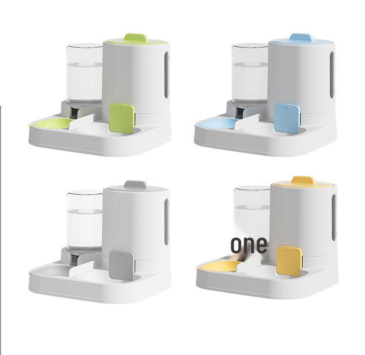 Automatic Cat Feeder & Water Dispenser - Large Capacity, 2-in-1 Pet Feeding Solution
