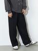 Pants Tuck Wide BLACK L [Beams Heart] YG.TR2 Men's