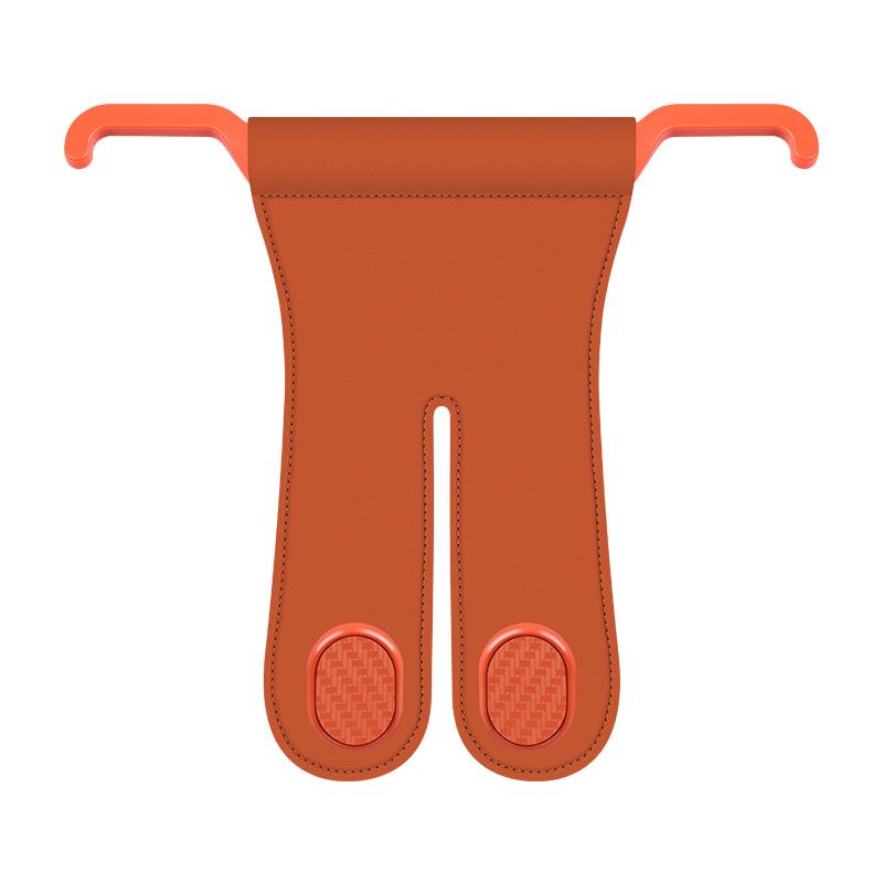 Multifunktionaler Auto-Kopfstützenhaken Ultrafeine Faseroberfläche Rücksitz-Aufhänger Doppelhaken 20 kg Hohe Tragfähigkeit ABS-Haken Aufhänger