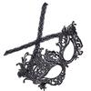 Damen Schwarze Spitze Maske Karneval Maskerade Ausgefallenes Kostüm Party Ball Hohle Augenmaske