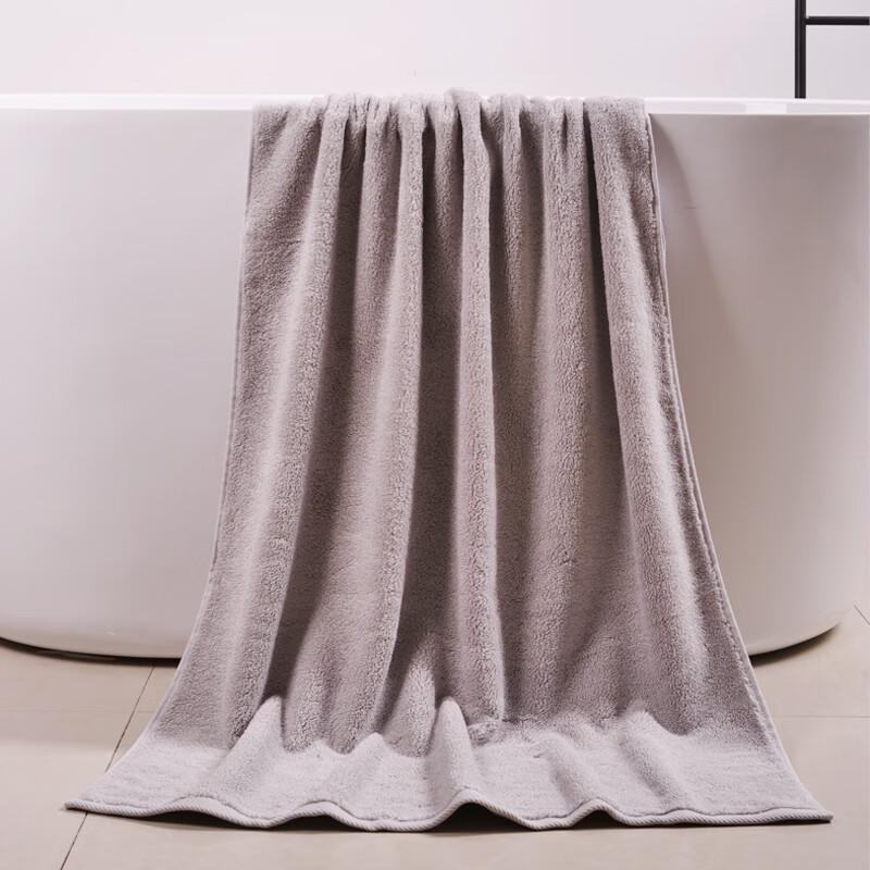 One's Member Egyptian Long Staple Cotton Grade A Thick Soft Skin-friendly Absorbent Bath Towel 455g 70*140cm Gray