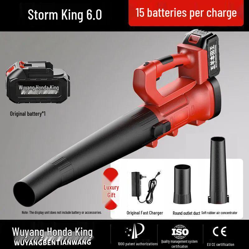 Kabelloser Hochleistungs-Akku-Haar- und Staubtrockner mit Lithium-Akku