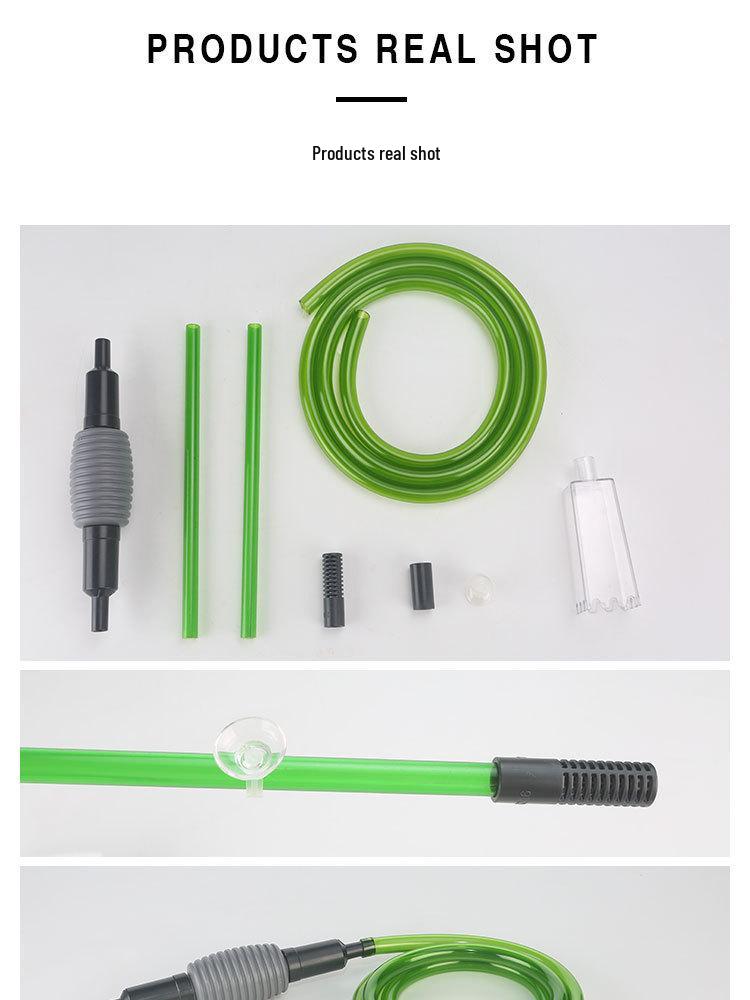 5-Piece Fish Tank Cleaning Kit with Algae Scraper & Siphon Tube