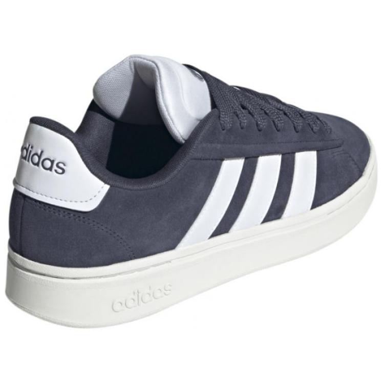 Adidas Grand Court Comfortable Versatile Non-Slip Durable Low-Top Sneakers Unisex Sneakers Blue JH7233