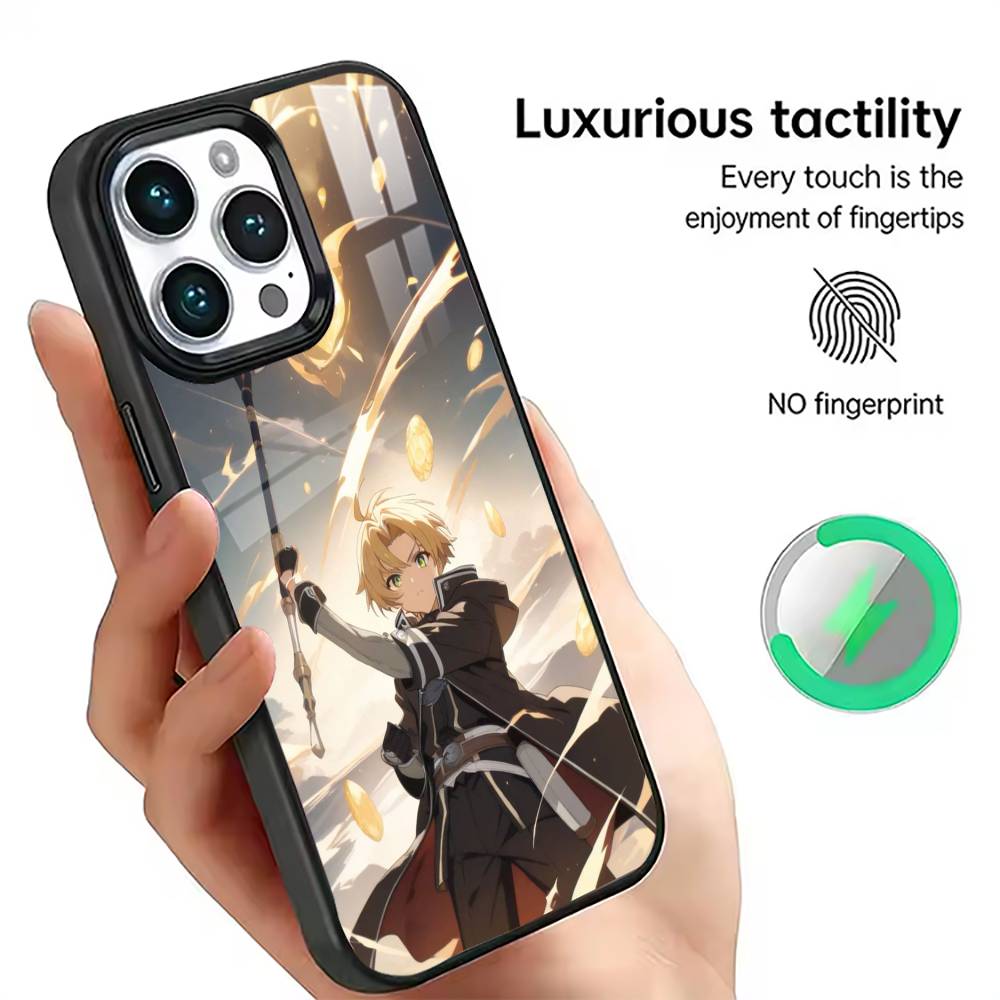 

Mushoku Tensei Jobless Reincarnation Phone Case Magnetic with Magsafe Wireless Charging For iPhone17,16,15,14,13,12,11 Plus,Pro iPhone15PRO