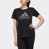Adidas W Mh Bos Tee American Vintage Logo Print Sports Fitness Short Sleeve T-Shirt Women Tops Black FM5308