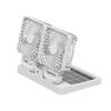 New Mini Fan Portable 5V Truck USB Universal Interface Dual-Head Solar-Powered Car Fan