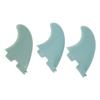 3 Stück Surfboard Finnen PVC Surfen Thruster Finnen Set für Longboard Paddleboard Heckzubehör