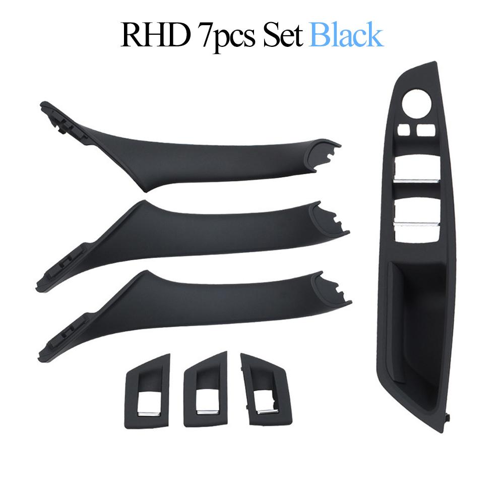 RHD Upgraded Black Beige Gray Car Interior Door Pull Handle Armrest Panel Trim for BMW 5 Series F10 F11 F18 520 523 525 528 530