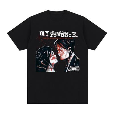 My Chemical Romance Vintage T-shirt Mcr Band Black Parade Punk Emo Rock Fashion Cotton Men T Shirt New Tee Tshirt Womens Tops