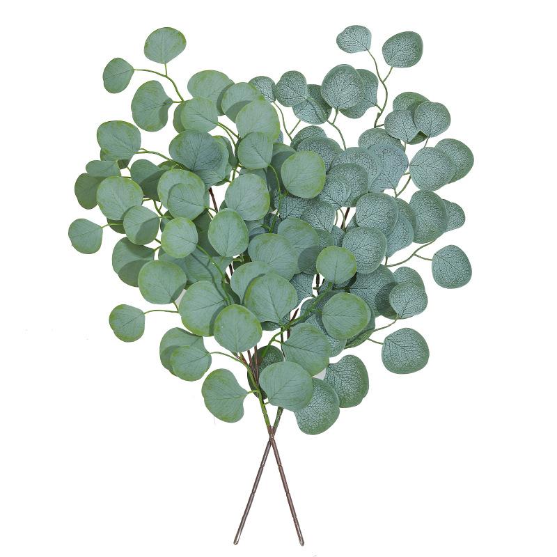 Piante Artificiali Foglie di Eucalipto in Plastica Bouquet da Sposa Fiori per Giardino di Casa Parete Fai da Te Stanza Decorazioni Natalizie Autunnali