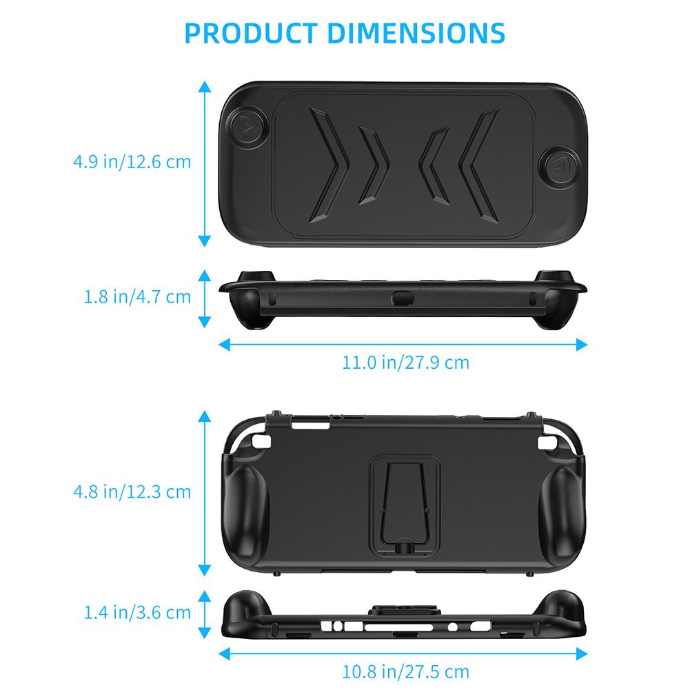 Case For Switch 2 Console Game Removable Cover With Foldable Kickstand For Switch 2 Protective Skin Shell Game Accessories