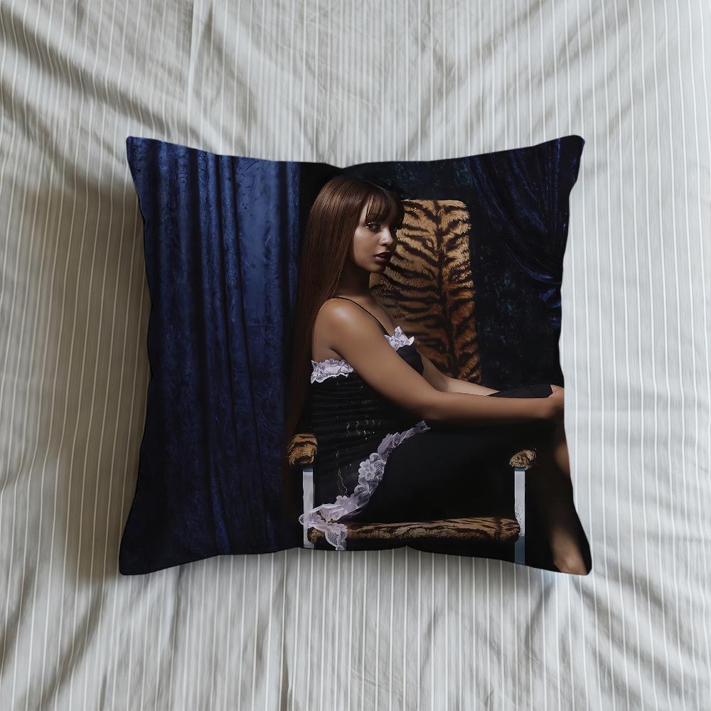 Cushion Cover Soft Case Sofa Living Room PinkPantheress Singer Home Comfortable British Office Decor Protective Pillow Covers