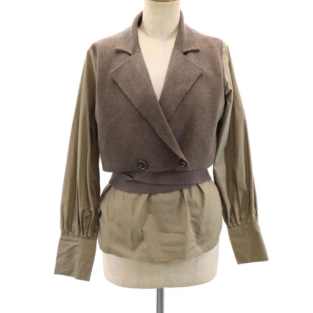 

AMERI UNDRESSED Рубашка вязаная с длинным рукавом F Коричневая Мужская Б/У