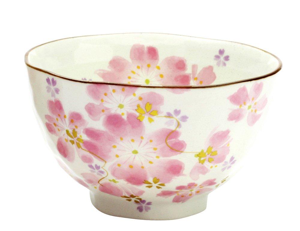 

Керамическая чаша для риса Индиго Ханамацури Вишневый цвет Размер примерно 11 В6.6 01679