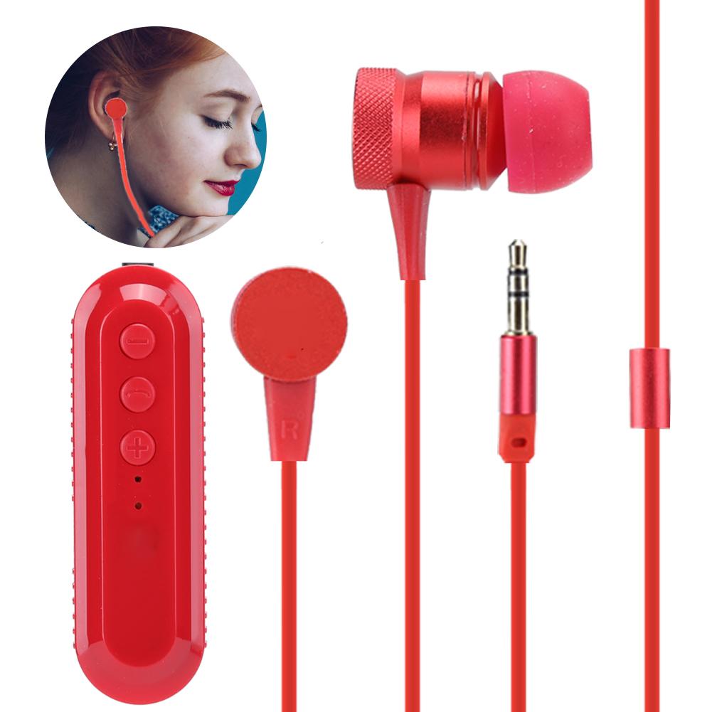 Lavalier Clipon Bluetooth 4.1 Headset Earphone Headphone Stable Transmission Red