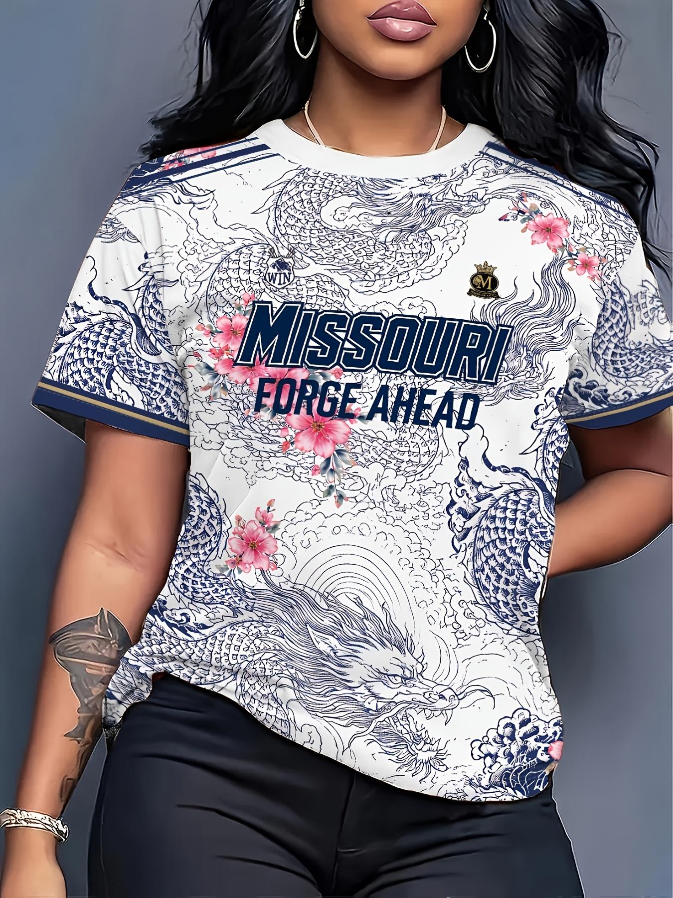 

Loose-Fitting Women S Summer T-Shirt Featuring a Vintage Bohemian Street Style with a Printed Crew Neck And The Phrase ;Forge Ahead. ; Perfect for Tho L дубильна кора