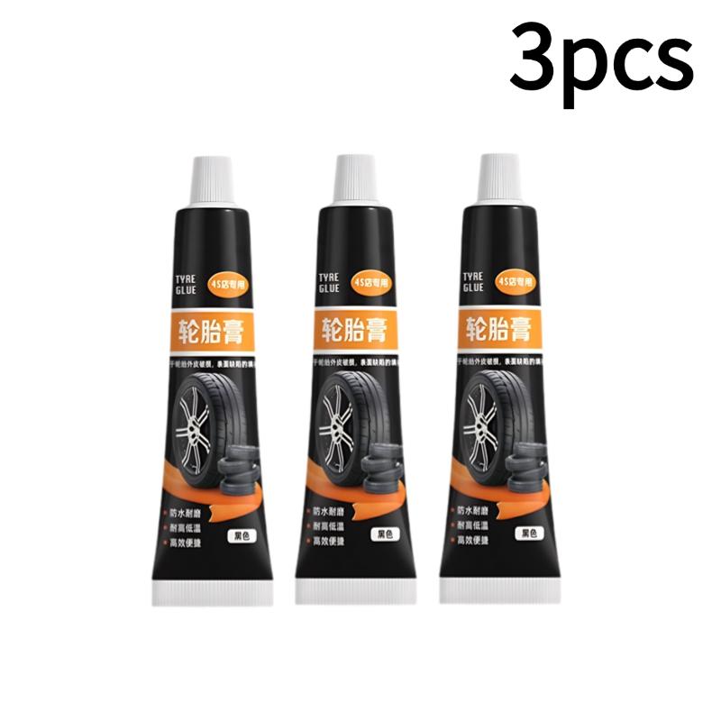 1/2/3/4/5pcs Tire Repair Glue Waterproof High Temperature Resistant Black Sealing Strong Rubber Wear-resistant Glue