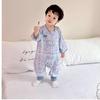 Bamboo Fiber Infant Sleeping Bag - Summer Anti-Kick Gauze Pajamas for Babies