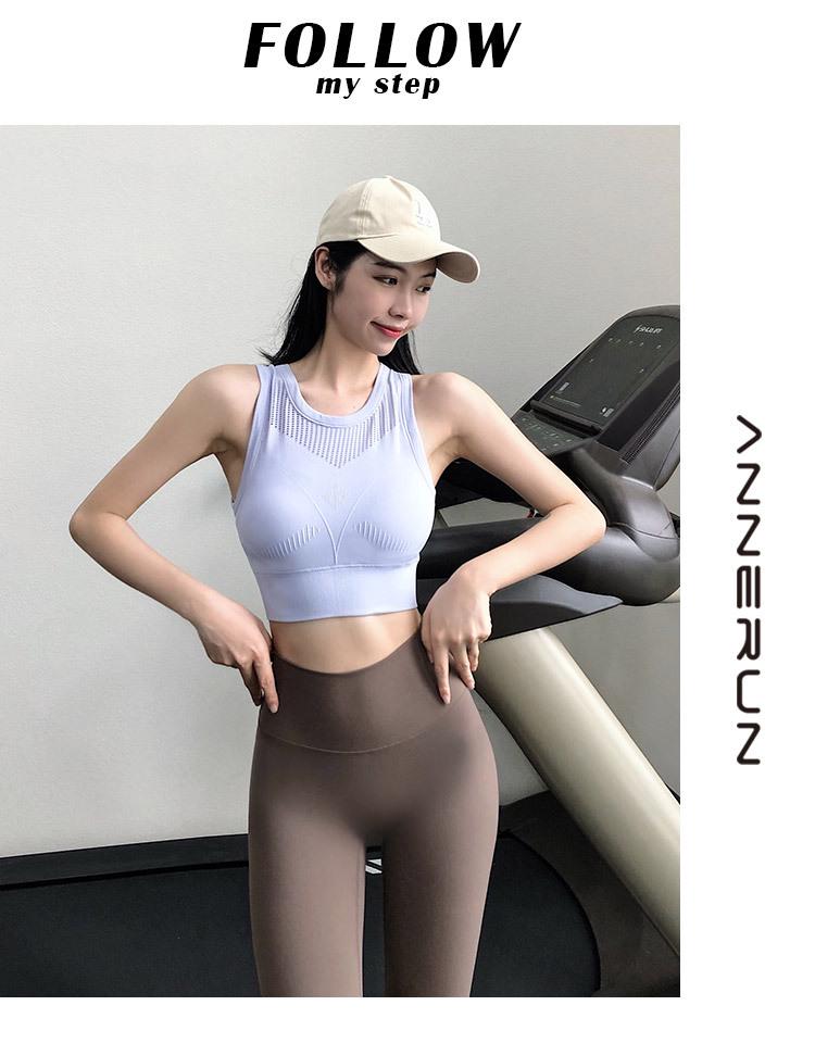 Women's High-Impact Sports Bra - Shockproof & Anti-Sagging for Running & Yoga