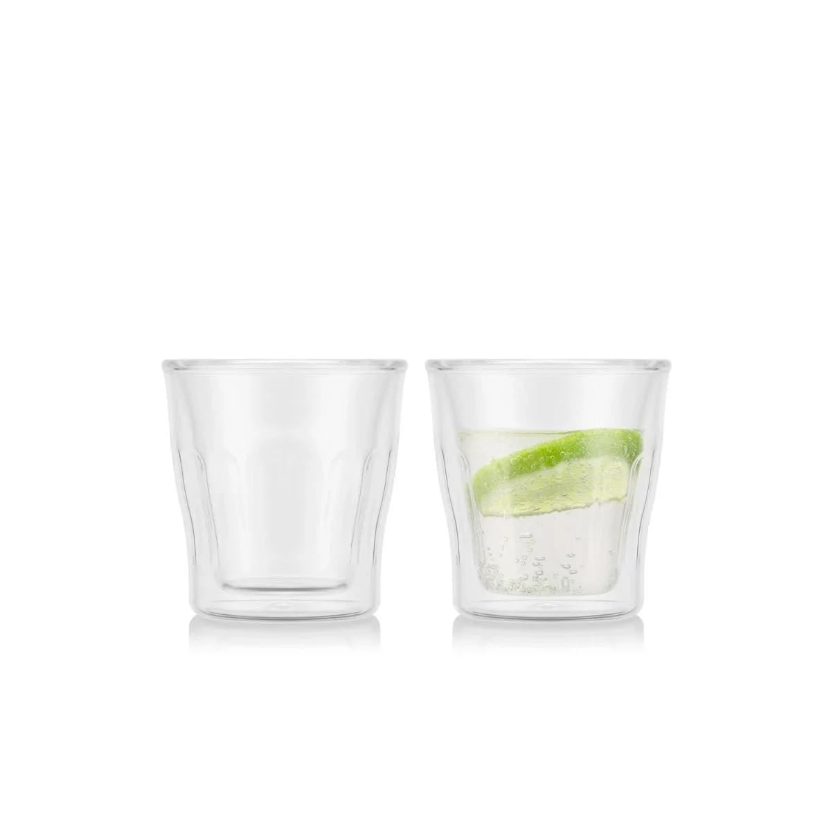 

COPENHAGEN Set of Insulates Hot or Cold and Freezer Authentic BODUM® Double-Walled Glasses, 90ml, 2, Drinks, Double-Walled, Heat-Resistant, Microwave,