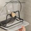 Wall Mounted Pot Lid Holder with Tray Punch Free Pot Cover Drain Rack  Kitchens Accessories