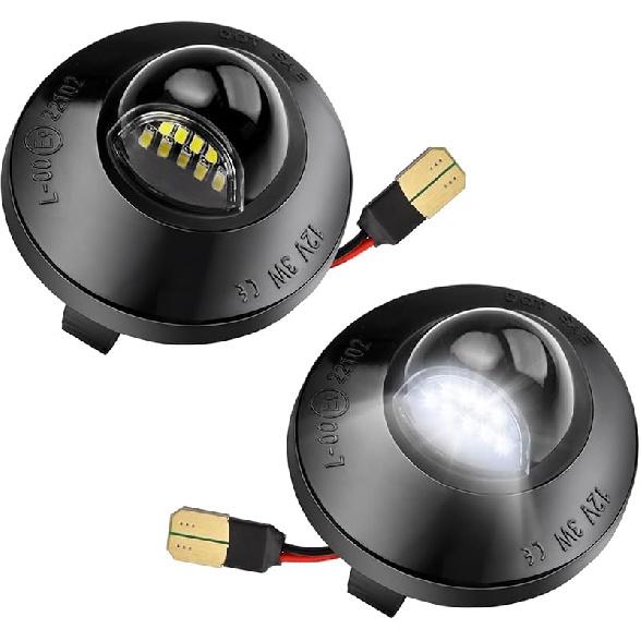 LESAUCE LED License Plate Lights Tag Lights for Ford F150 F250 F350 Super Duty Ranger Pickup Explorer Bronco Excursion Expedition Rear Bumper Bright