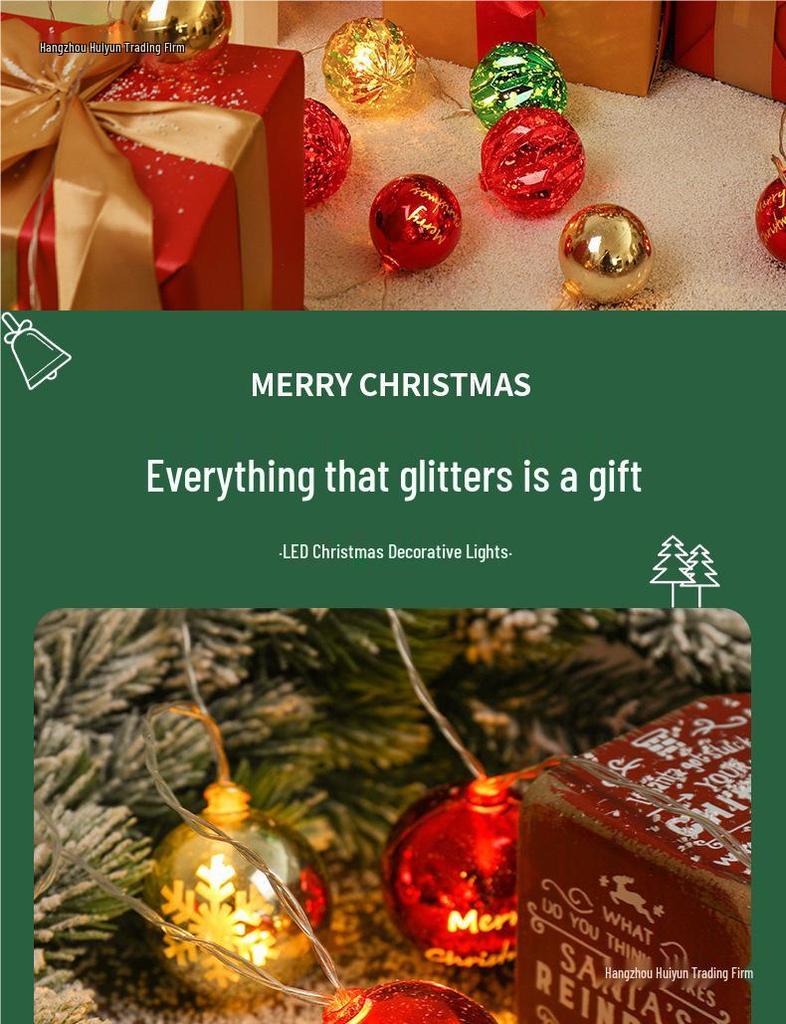 LED Flashing Fairy Lights - Holiday Decor & Party Ambiance Props