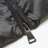 Moncler [Good condition/Domestic Regular] TINUV Belted/Fur Hoodie Down Coat O grayUsed