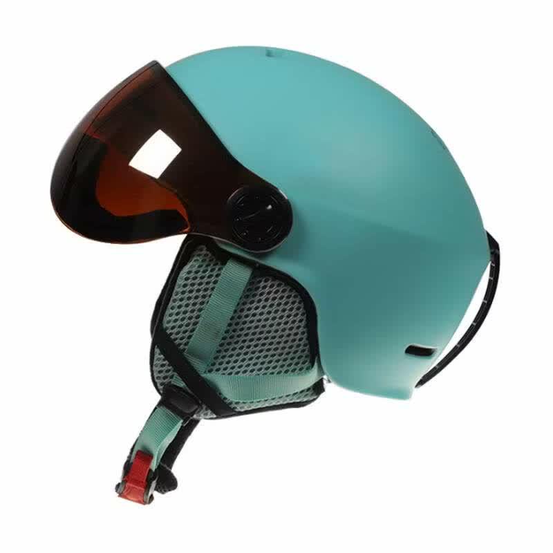 Mussels Ski Helmet with Integrated Goggles