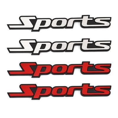Metal Sports Logo Car Stickers Emblem Badge Decals