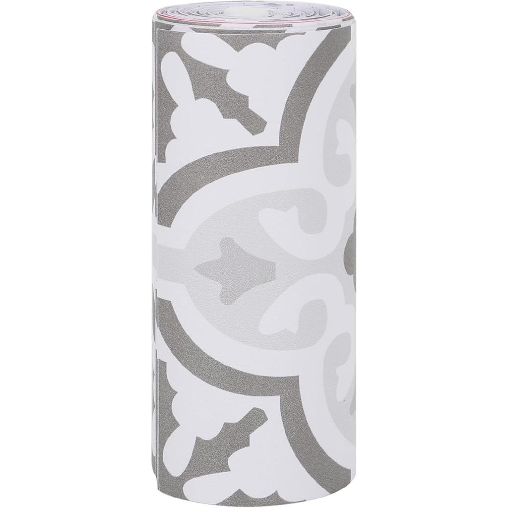 14 Strips Stair Riser Stickers, 39'' x 7'' Peel and Stick Vinyl Stair Stickers Decals, Self Adhesive Staircase Murals Decor for Steps (Moroccan)