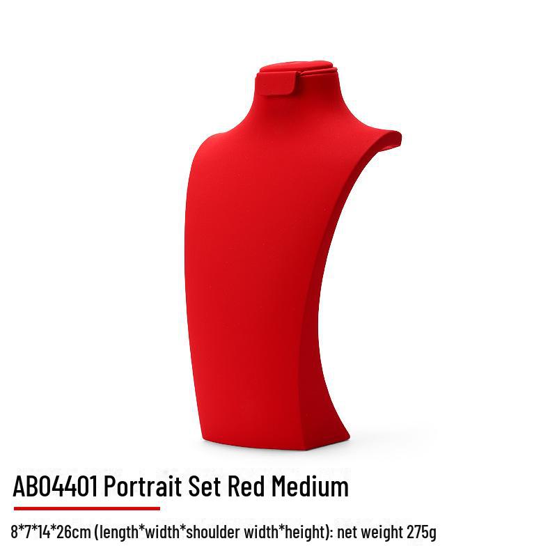 Jewelry Store Window Display: Necklace & Earring Stand Set