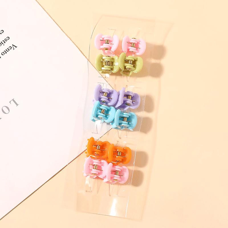 

12 шт./лот Заколки для волос для женщин Зажим-краб Элегантный Красочный 1,5 см Маленький Зажим-краб для волос Девочки Заколки Аксессуары для волос