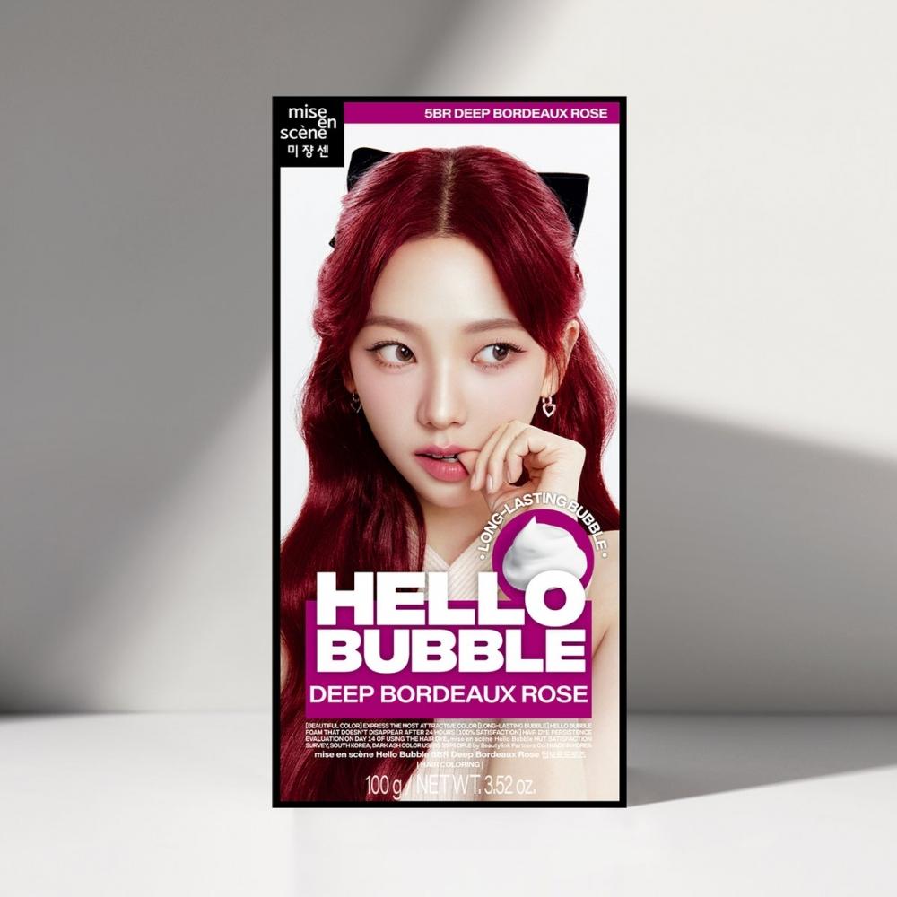 Mise En Sc Ne New Hello Bubble Deep Bordeaux Rose 100g