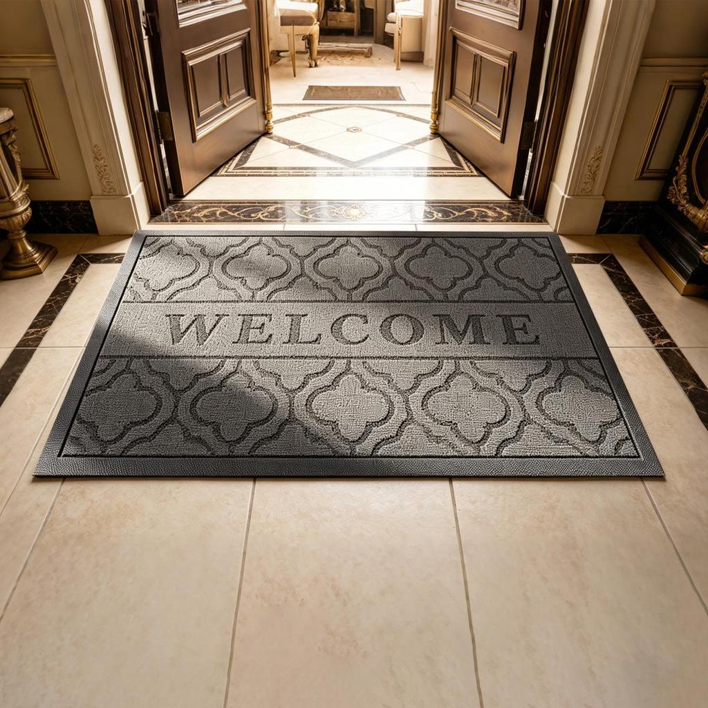 Luxury Non-slip Chinese Style Door Mat: Festive Main Entryway Carpet, Wash-free.
