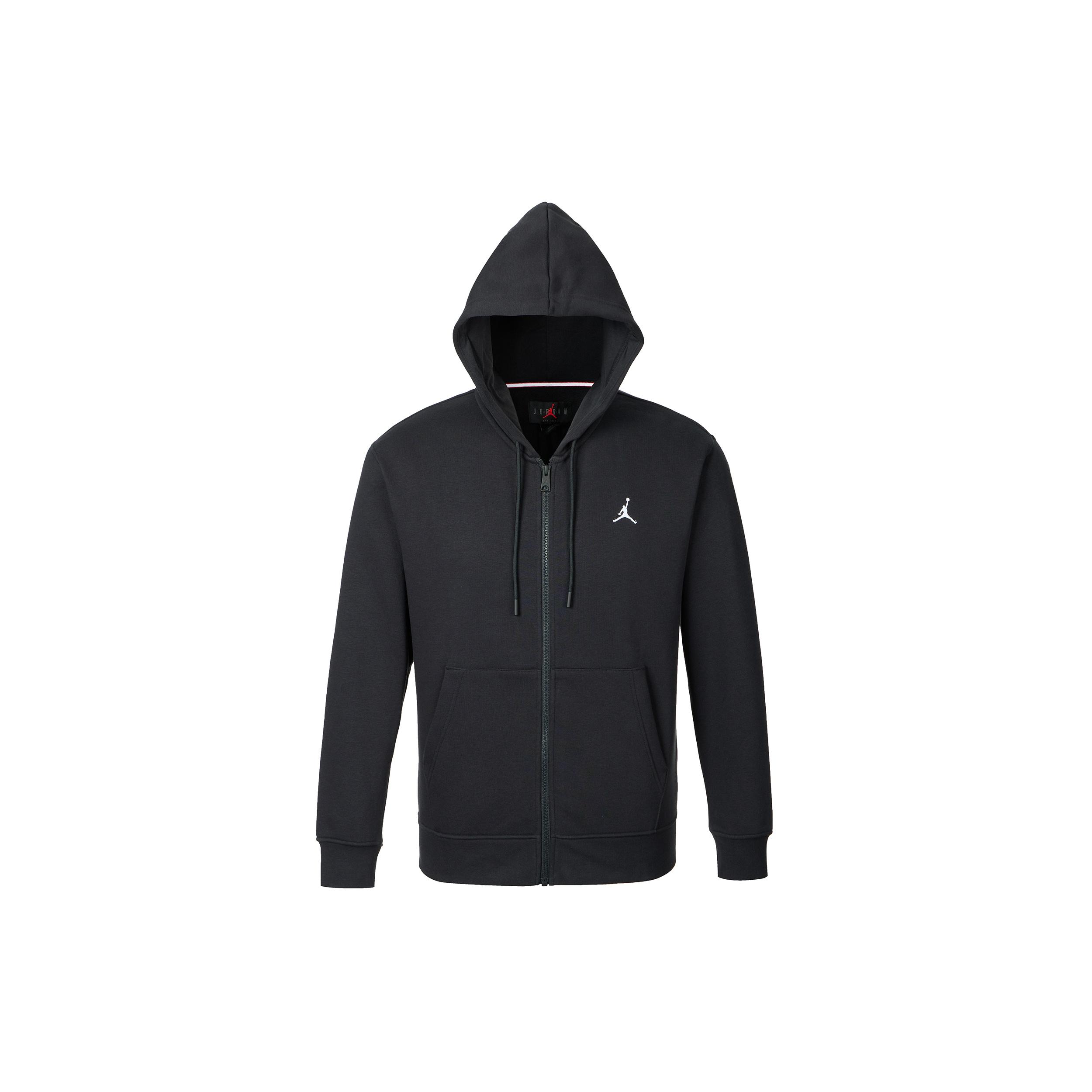 Air Jordan Full-Zip Fleece Hoodie Black Men s FJ7772-010 L