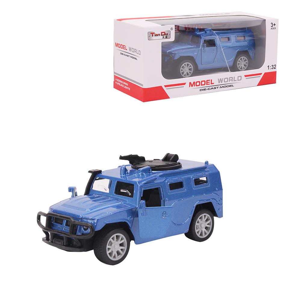 Armored Vehicle Tank Pull Back Car Toys for Kids Diecast Model Car with Opening Doors Car Vehicle Toy for Girls Boys
