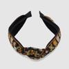 LALA Geometric Diamond Ethnic Hairband - Brown