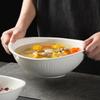Premium Sense Ingot Soup Plate Household Underglaze Ceramic Deep Plate Hotel Restaurant Tableware Special-Shaped Pure White Bowls And Plates